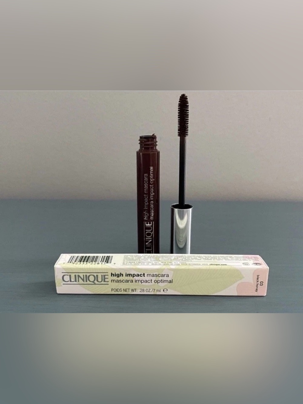 CLINIQUE HIGH IMPACT Full Size 0.28 oz Mascara 03 BLACK HONEY New In Box!!